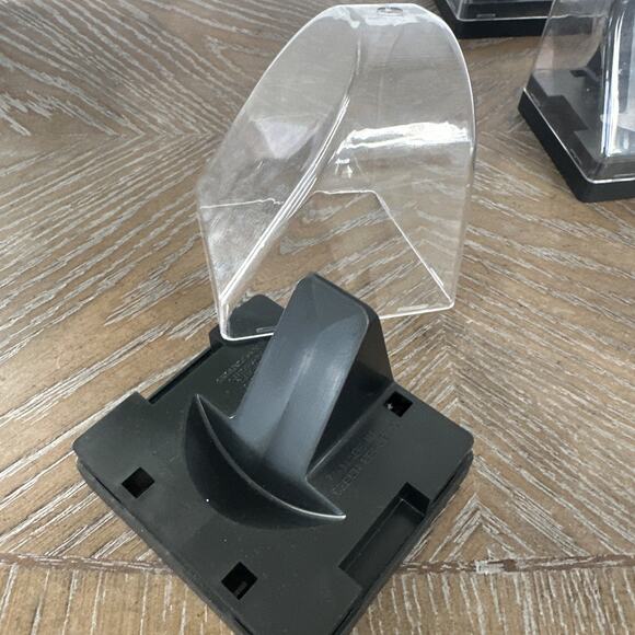 9 Lot NHL Clear Round Souvenir Hockey Domed Game Puck Case Holder Display Stand - Picture 7 of 9